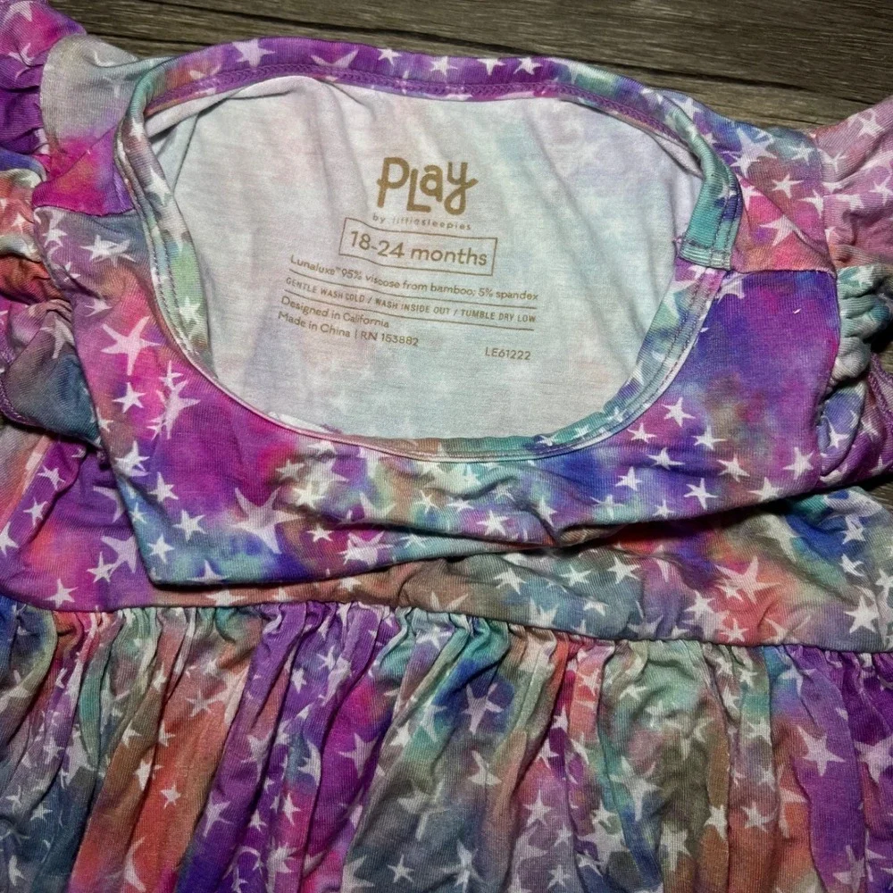 Little Sleepies 18/24 Bodysuit Twirls Bundle - Berry Camo & Stardust
